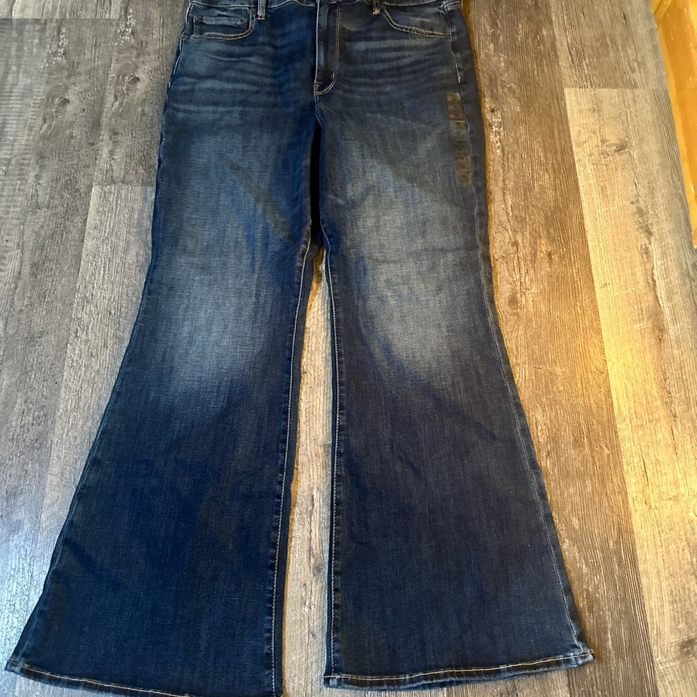 American Eagle Outfitters Dark Blue Flare Jeans